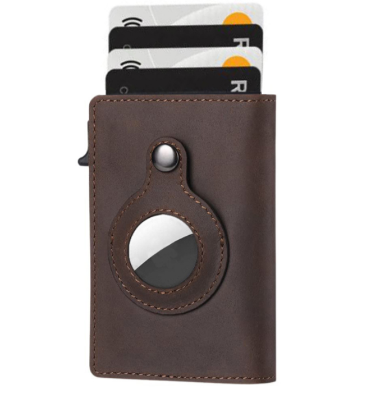 AirTag Wallet Anti Theft Bullet Card Bag Multi-fun Wallets
