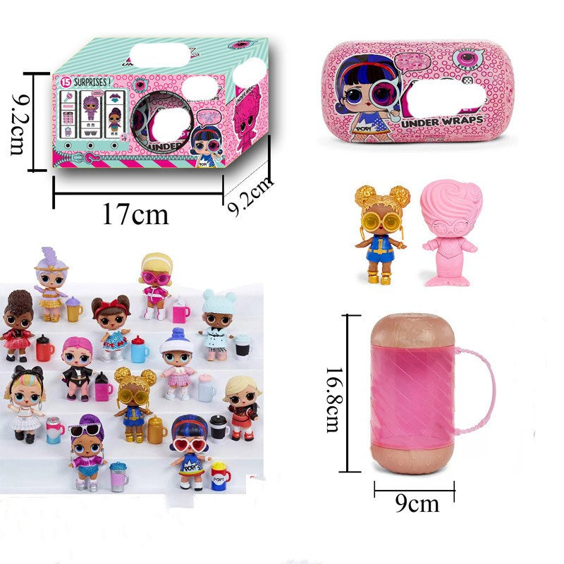 Cross-border hot-selling capsule girl doll doll children's toys