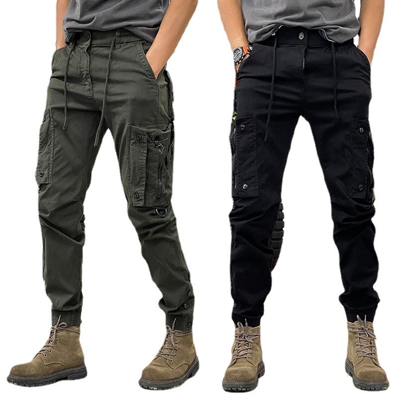 American Workwear Straight Functional City Outdoor Tactics Casual Pants